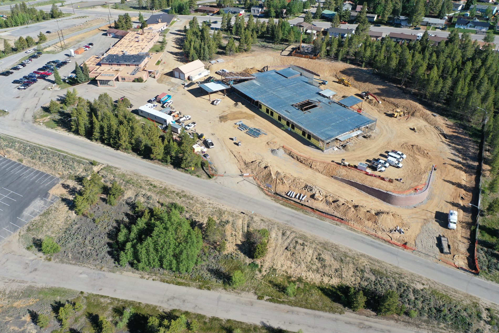 July progress drone footage posted